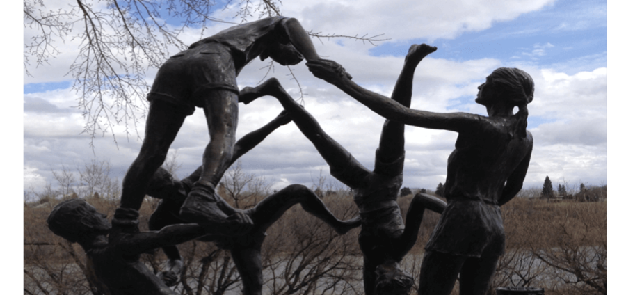 Cover Photo: Tribute to Youth Statue, Saskatoon, Saskatchewan