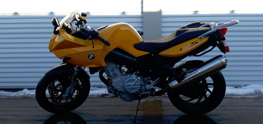 Cover Photo: Yellow Motorcycle Paint Fiasco by Marilyn Newbury