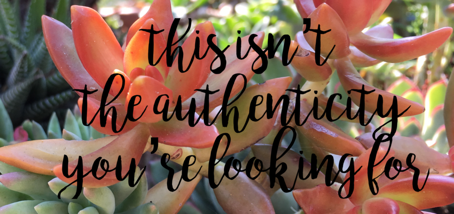 Cover Photo: This isn’t the authenticity you’re looking for by Emily Zero